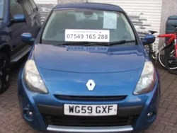 Blue Used 2009 Renault Clio II Dynamique Hatchback | £1,095 (Fair price)