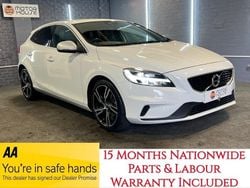 White Used 2017 Volvo V40 R-Design Pro Estate | £9,750 (Fair price)