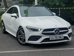 White Used 2020 Mercedes CLA180 AMG Line Premium Plus Sedan | £24,698 (Fair price)