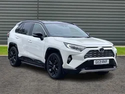 White Used 2021 Toyota RAV4 SUV | £29,995 (A bit pricey)
