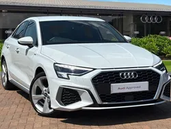 White Used 2024 Audi A3 S-Line Sedan | £24,980 (Good price)