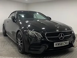 Black Used 2018 Mercedes E220 AMG Line Premium Cabriolet | £23,995 (Fair price)