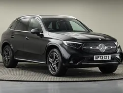 Obsidian black metallic finish Used 2023 Mercedes GLC300e AMG line SUV | £49,000