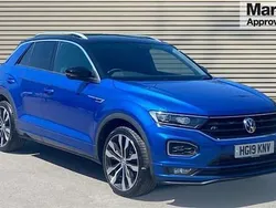 Blue Used 2019 VW T-Roc R-line SUV | £20,412 (Good price)