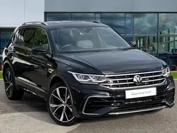 Black Used 2025 VW Tiguan Allspace R-line SUV | £34,874 (A bit pricey)