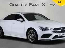 White Used 2021 Mercedes CLA180 AMG line Sedan | £17,979 (Good price)