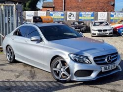 Silver Used 2017 Mercedes C220 AMG line Sedan | £7,995 (Super price)
