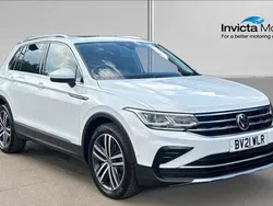 White Used 2021 VW Tiguan Elegance SUV | £19,699 (Good price)