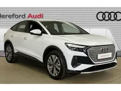 White Used 2023 Audi Q4 Sportback e-tron Sport SUV | £26,962