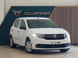 White Used 2020 Dacia Sandero Essentiel Hatchback | £6,998 (Fair price)