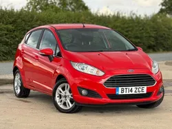 Red Used 2014 Ford Fiesta Zetec Hatchback | £3,790 (Good price)