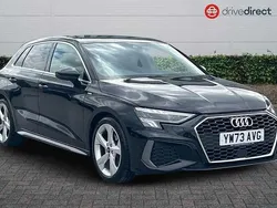 Black Used 2024 Audi A3 Sportback S-Line Hatchback | £21,340 (Fair price)
