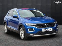 Blue Used 2021 VW T-Roc SEL SUV | £19,991 (Good price)