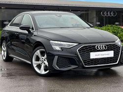Black Used 2021 Audi A3 S-Line Sedan | £19,490