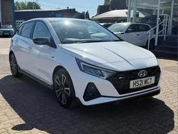White Used 2021 Hyundai i20 N Line Hatchback | £14,360 (Fair price)