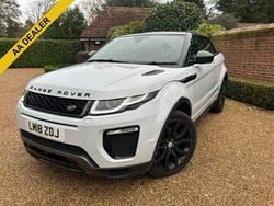 White Used 2018 Land Rover Range Rover evoque HSE Dynamic Cabriolet | £18,481 (Fair price)