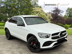 White Used 2019 Mercedes GLC220 AMG line Coupe | £23,895 (Good price)