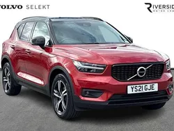 Fusion red Used 2021 Volvo XC40 R-Design SUV | £24,693 (Fair price)