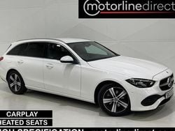 White Used 2022 Mercedes C220 Estate | £19,975 (Fair price)