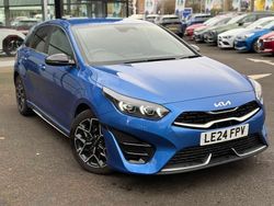 Blue Used 2024 Kia Ceed GT-Line Hatchback | £18,190 (Fair price)
