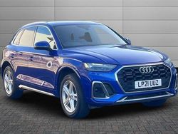 Ultra blue Used 2021 Audi Q5 S-Line SUV | £29,450 (Fair price)