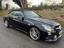 Black Used 2014 Mercedes E220 AMG Cabriolet | £7,995 (Fair price)
