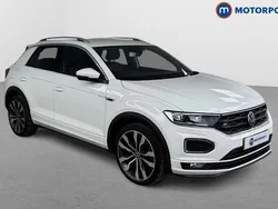 White Used 2021 VW T-Roc R-line SUV | £22,599 (Fair price)