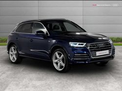 Blue Used 2019 Audi Q5 S-Line SUV | £24,399 (Fair price)