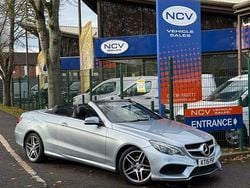 Silver Used 2015 Mercedes E350 AMG line Cabriolet | £12,990 (Fair price)