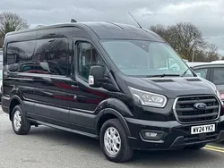 Agate black (metallic paint) Used 2024 Ford Transit Limited Van | £29,900 (A bit pricey)