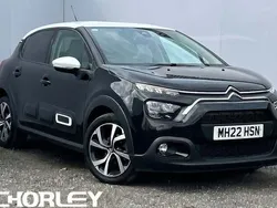 Black Used 2022 Citroën C3 PureTech Hatchback | £11,282 (Fair price)