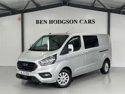 Silver Used 2023 Ford Transit Custom Limited Van | £27,995 (Fair price)