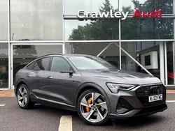 Grey Used 2022 Audi e-tron Sportback Advanced SUV | £38,690