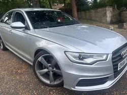 Silver Used 2015 Audi A6 Black Edition Sedan | £5,995 (Fair price)