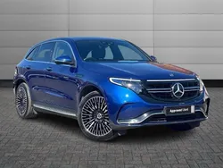 Blue Used 2020 Mercedes EQC400 AMG line SUV | £26,190 (Fair price)