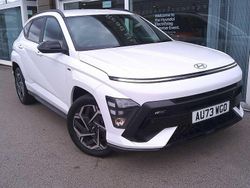 Atlas white Used 2023 Hyundai Kona N Line SUV | £20,290 (Fair price)