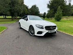 White Used 2019 Mercedes E400 AMG Line Premium Plus Cabriolet | £25,995