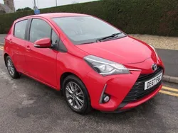 Red Used 2017 Toyota Yaris Hatchback | £7,295 (Fair price)