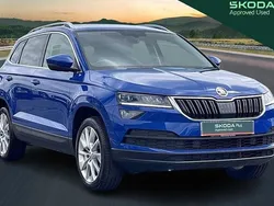 Blue Used 2022 Skoda Karoq SE L SUV | £21,221 (Fair price)