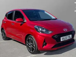 Red Used 2023 Hyundai i10 Premium Hatchback | £14,823 (Fair price)