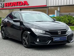 Black Used 2018 Honda Civic SR Hatchback | £10,668 (Fair price)