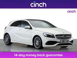 White Used 2017 Mercedes A200 AMG Line Premium Hatchback | £13,549 (Fair price)