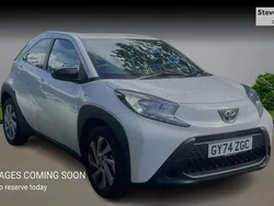 White Used 2024 Toyota Aygo PURE Hatchback | £16,060 (Fair price)