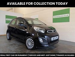 Black Used 2013 Kia Picanto Hatchback | £2,499 (Fair price)