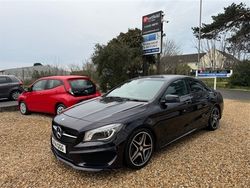 Purple with black interior trim Used 2014 Mercedes CLA220 AMG Sedan | £9,990 (Fair price)