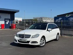White Used 2014 Mercedes C180 Executive Estate | £5,495 (Fair price)