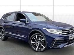 Blue Used 2021 VW Tiguan Allspace R-line SUV | £28,250 (Fair price)