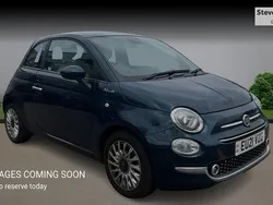 Blue Used 2021 Fiat 500 Dolcevita Hatchback | £9,815 (Fair price)