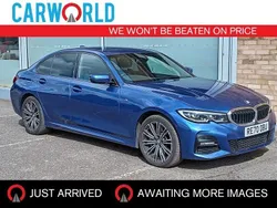 Blue Used 2020 BMW 330e M Sport Sedan | £17,700 (Fair price)