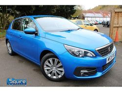 Blue Used 2021 Peugeot 308 Allure Premium Hatchback | £8,999 (Fair price)